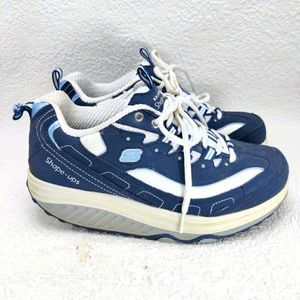 white shape up shoes